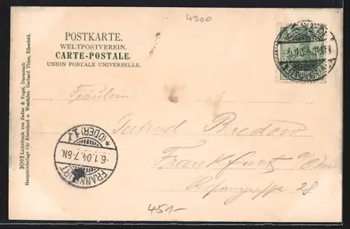 AK Essen a. d. Ruhr, Partie im Stadtgarten