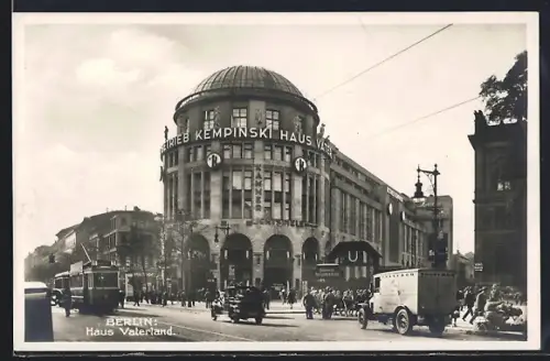 AK Berlin-Tiergarten, Gasthaus Haus Vaterland, Betrieb Kempinski