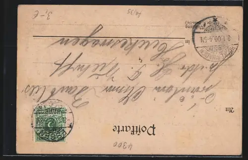 AK Essen a. Ruhr, Blick auf die Münsterkirche