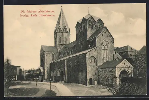 AK Werden a. d. Ruhr, 1100jährige Gedächtnisfeier des Todestages des hl. Ludgerus 1910, Kath. Pfarrkirche