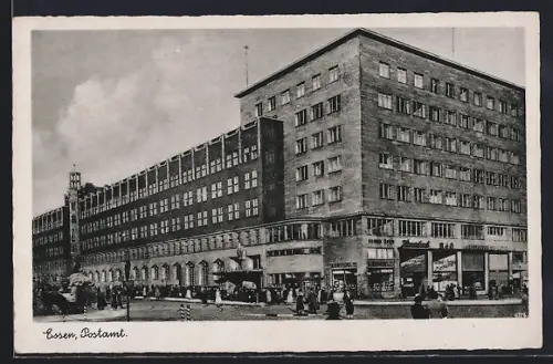 AK Essen / Ruhr, Blick auf das Postamt