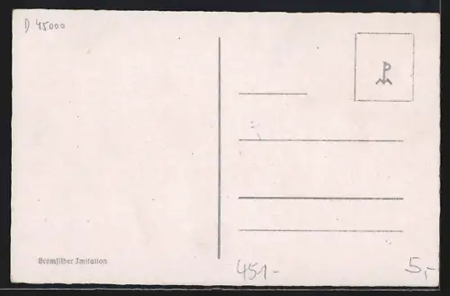 AK Essen / Ruhr, Blick auf das Postamt