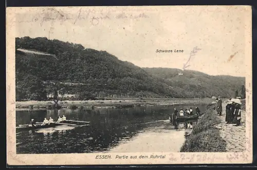 AK Essen, Partie aus dem Ruhrtal