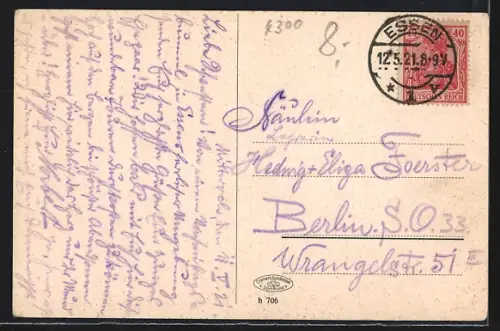 AK Essen, Partie aus dem Ruhrtal