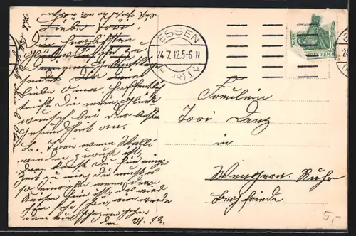 AK Essen /Ruhr, Pavillon im Bärenwäldchen