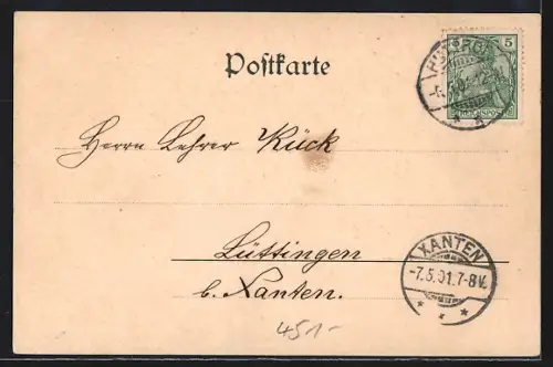 AK Essen a. d. Ruhr, Blick auf das Stadt-Theater