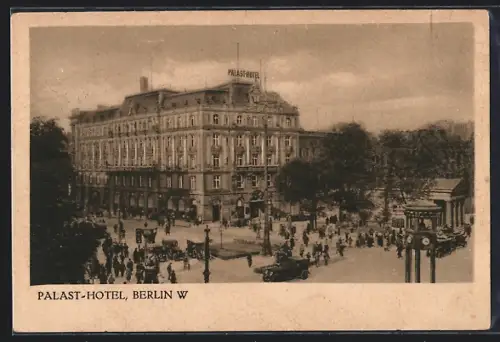 AK Berlin-Tiergarten, Palast-Hotel am Potsdamer Platz