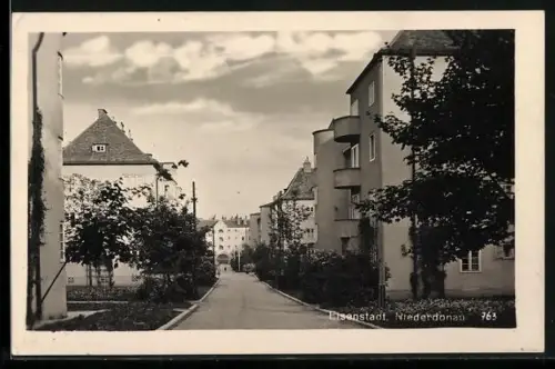 AK Eisenstadt, Siedlung, Strassenpartie