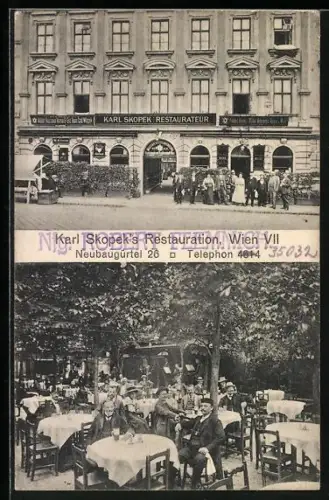 AK Wien, Karl Skopeks Restauration, Neubaugürtel 26
