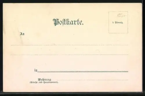 AK Portrait des Musikers Wolfgang Amadeus Mozart