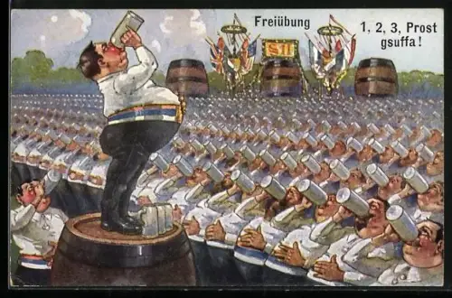 AK Biertrinken ist eine Sache der Übung