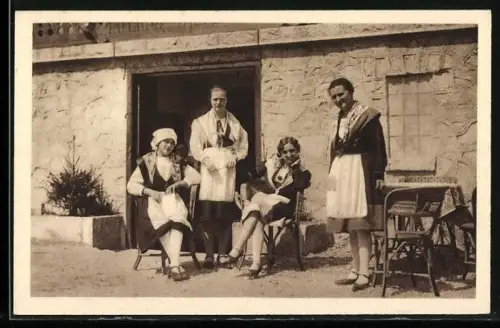 AK Fiera di Milano, Costumi valtellinesi, italienische Bäuerinnen