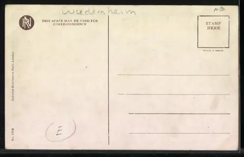 Künstler-AK sign. Wiedenheim: Pärchen auf einer Wiese bei Sonnenschein