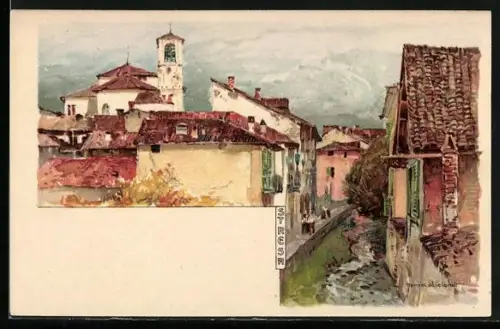 Künstler-AK Manuel Wielandt: Stresa