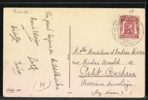 Künstler-AK Margret Boriss: Mädchen probieren Hemden an