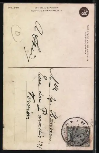 Künstler-AK Harrison Fisher: By Right of Conquest, Liebespaar kurz vorm leidenschaftlichen Kuss