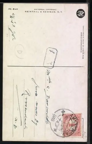 Künstler-AK Harrison Fisher: Portrait Dunkelhaarige Frau