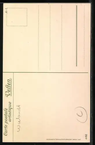 Künstler-AK Manuel Wielandt: Monte-Carlo, Blick zum Ort an der Küste mit Segelbooten