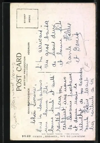 Künstler-AK sign.Gwen Hayward Young: Mädchen wünscht sich eine kurze Nacht