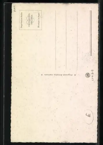 Künstler-AK E. Colombo: Kleiner Junge küsst seine Geliebte bei Nacht