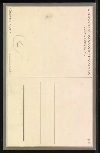 Künstler-AK Zaandam, Herv. Kerk, Westzyde