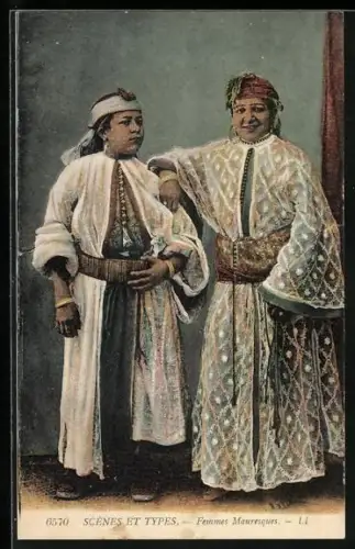 AK Femmes Mauresques, arabische Volkstypen