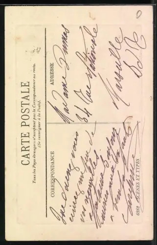 AK Famille Mauresque, arabische Familie