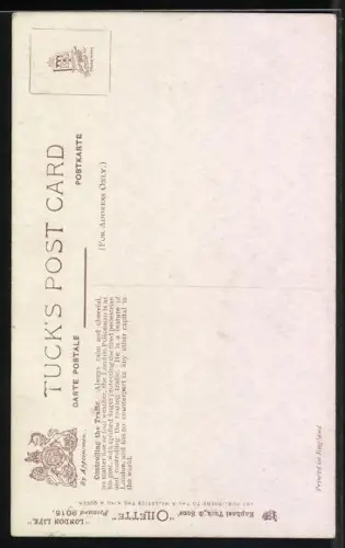 Künstler-AK London, Polizei regelt den Verkehr, Police controlling the Traffic