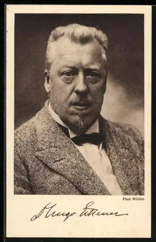 AK Portrait von Hugo Eckener, Reichsausschuss für die Zeppelin-Eckener-Spende des deutschen Volkes