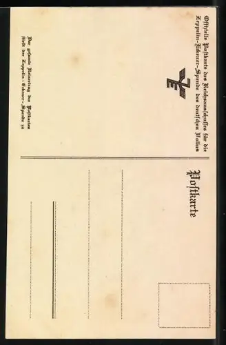 AK Zeppelin-Eckener Spende, Portrait von Graf Zeppelin in Zivil