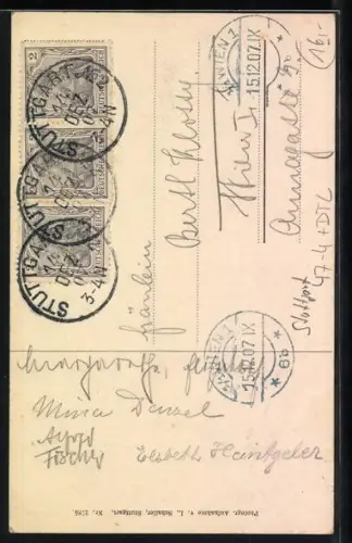 AK Esslingen / Neckar, Corpshaus der Schwaben, Wappen