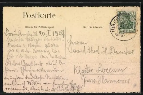 AK Studentenwappen der Nicaria