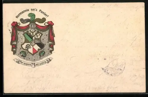 AK Studentenwappen der Normannia