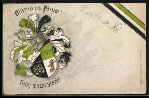 AK Studentenwappen der Alania
