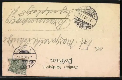 AK Studentenwappen der Brunonia