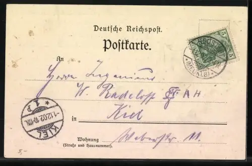 AK Studentenwappen der Normannia