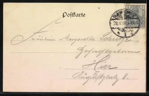 AK Studentenwappen der Germania