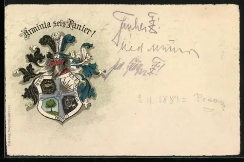 AK Studentenwappen der Arminia