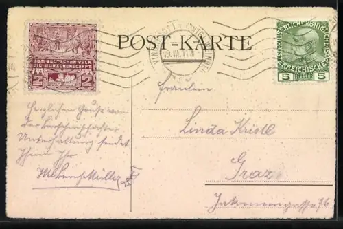 AK Studentenwappen der Arminia