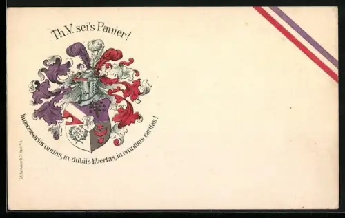 AK Studentenwappen der Th. V.