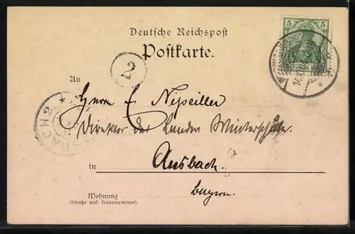 AK Studentenwappen des Acad. Landw. Verein