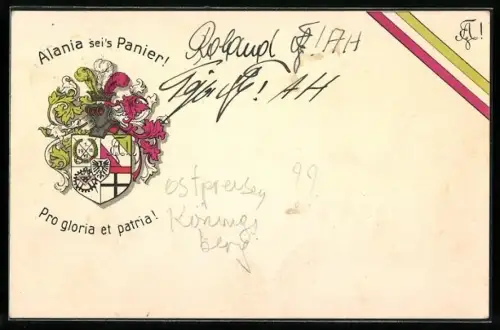 AK Studentenwappen der Alania