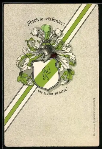 AK Studentenwappen, Absolvia Ludwigia 1915