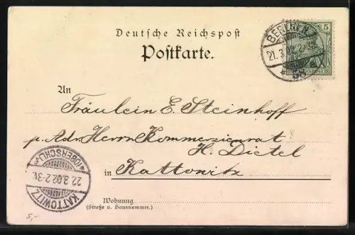 Lithographie Studentenwappen mit Helm, A. T. V. Kurmark, Vivat, crescat, floreat