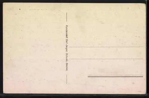 Künstler-AK Gmünd, Absolvia 1919, Studenten bei Einstimmung, Aneignung und Übung