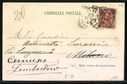 Lithographie Tivoli, Cascata Bernini, Visto dal Gregoriano