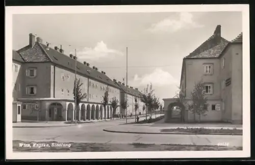 AK Wien-Kagran, Strassenpartie in der Siedlung