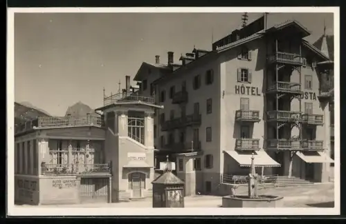AK Cortina D`Ampezzo, Hotel Post, Autogarage