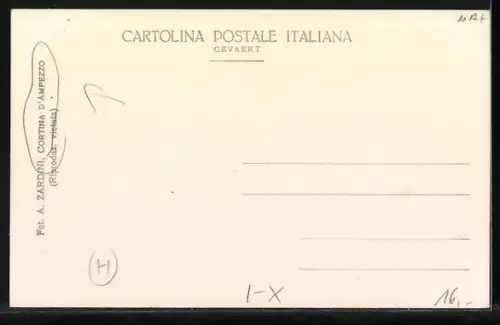 AK Cortina D`Ampezzo, Hotel Post, Autogarage