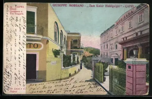 AK Capri, Hotel Quisiana e Via Tragara